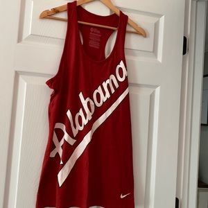Racetrack university of Alabama racetrack tank. Nike
